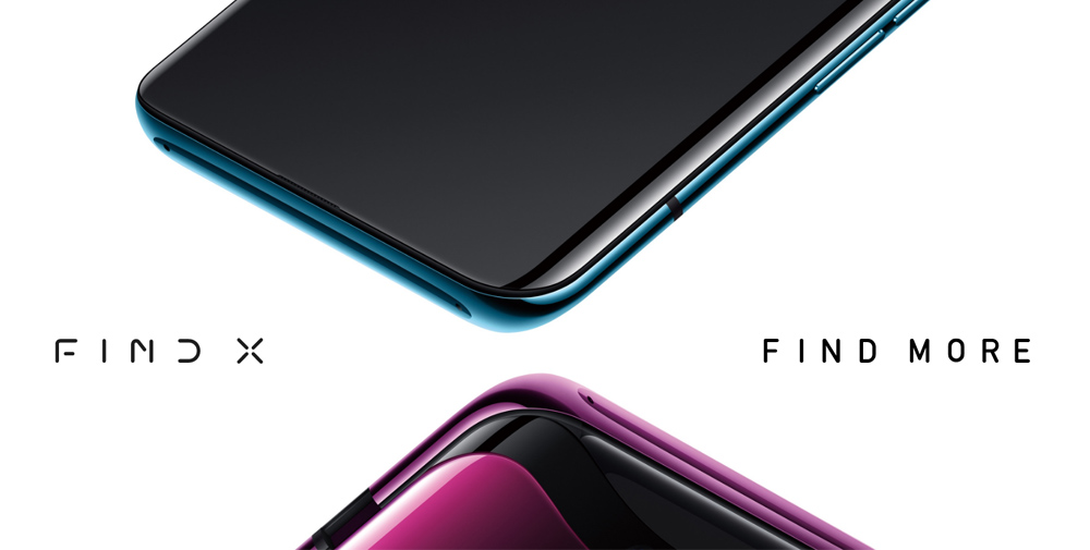 OPPO Find X 6.42 Inch 4G LTE Smartphone Snapdragon 845 8GB 128GB 20.0MP+16.0MP Dual Rear Cameras Android 8.1 Face ID OTG Type-C FHD Screen - Blue