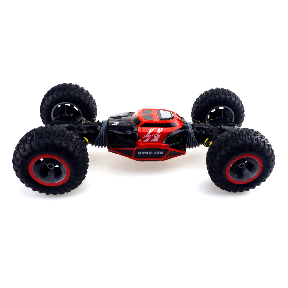UD2169A 2.4GHz 1:8 4WD Brushed Double-sided Stunt Off-road RC Car RTR - Red