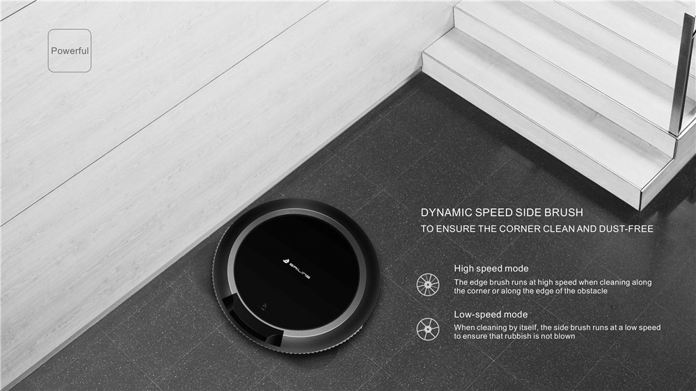Sailing QH8 Intelligent Vacuum Cleaner Robot Black