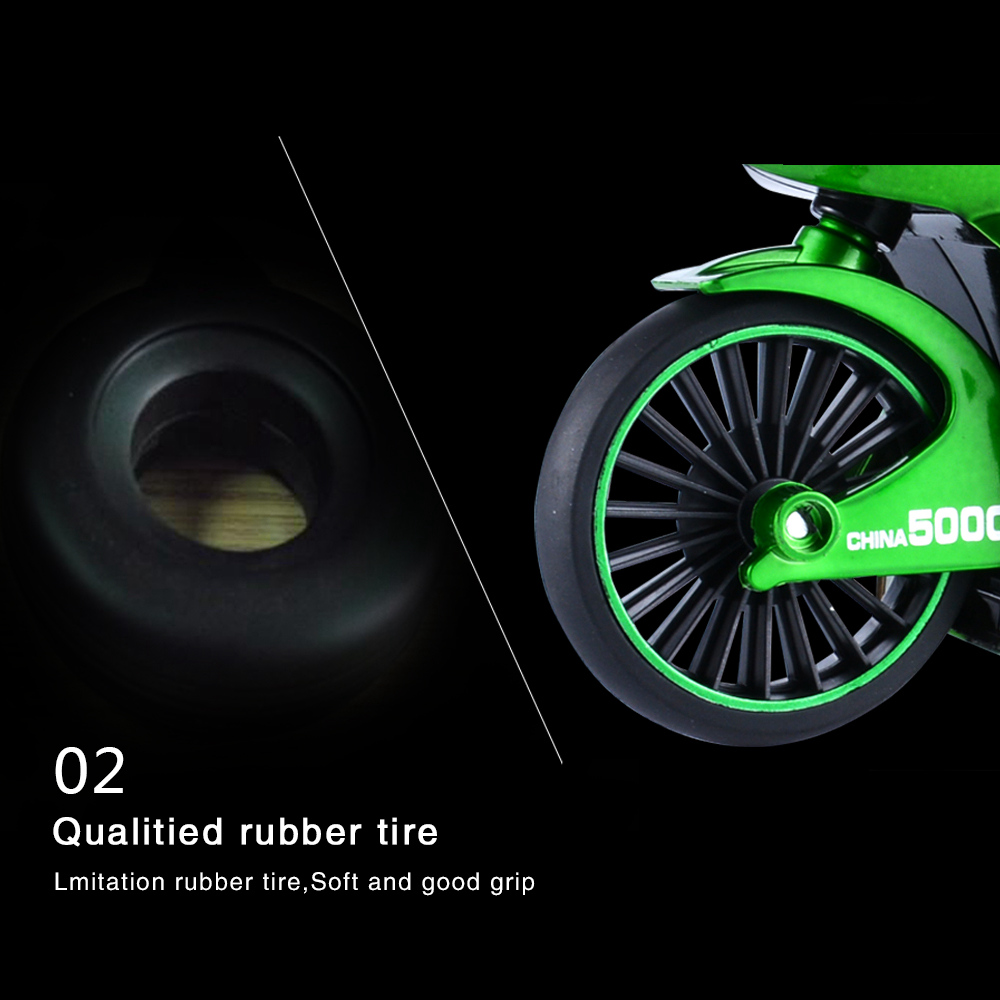 CSRC-22 2.4G 1:16 Drift RC Motorcycle with LED Light RTR - Blue