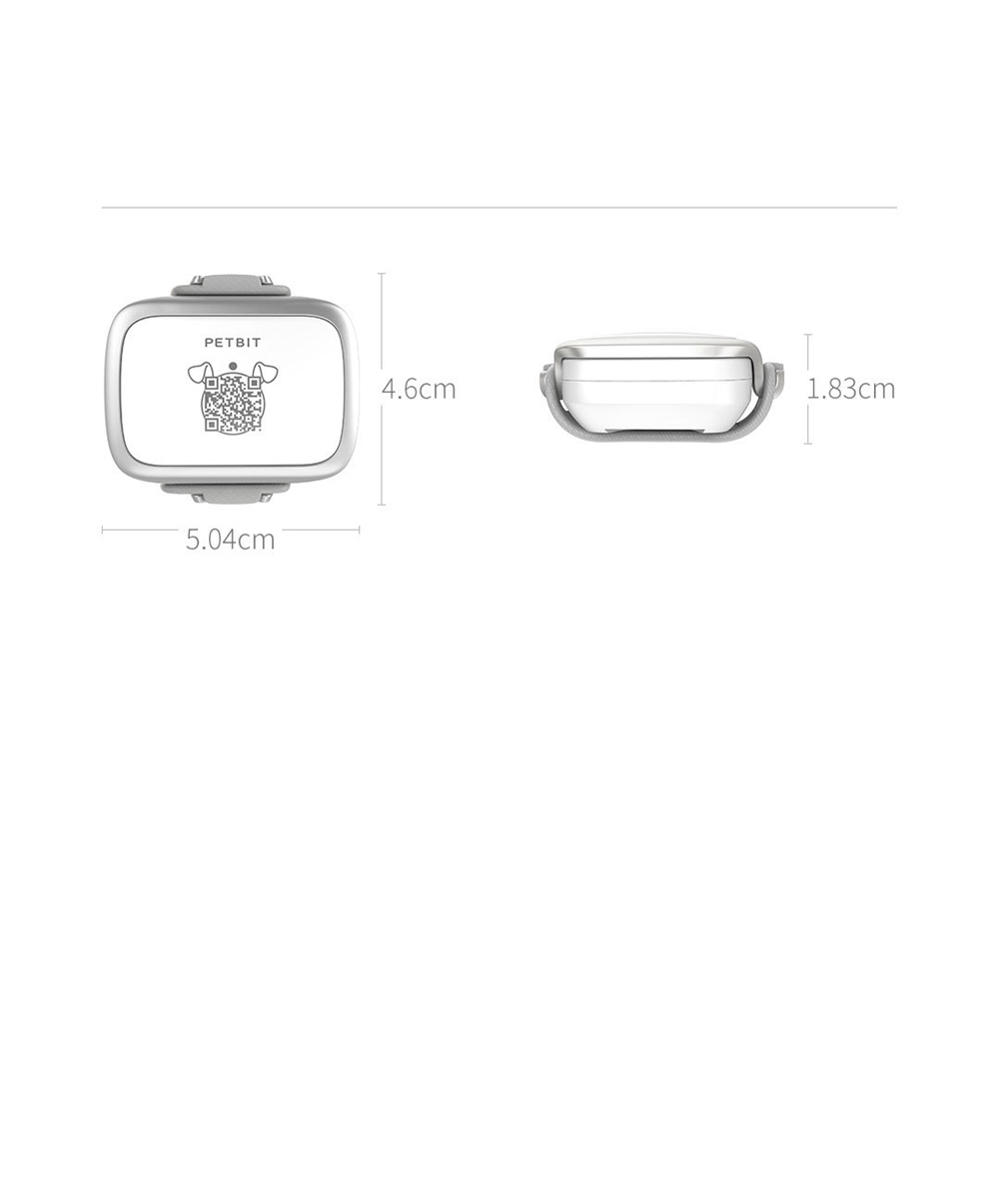 Xiaomi PETBIT Dog Tracker Anti-lost Security Device 30 Days Battery Life Waterproof - White