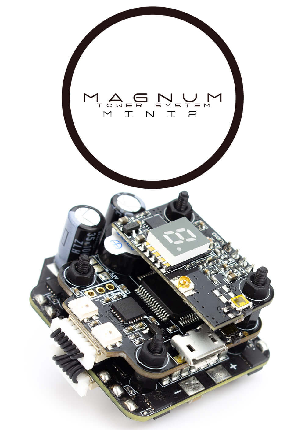 Emax Mini Magnum 2 F4 Flytower F4 Flight Controller OSD 5V/3A BEC 35A 2-6S BLHeli_32 4in1 ESC 5.8G 37CH VTX