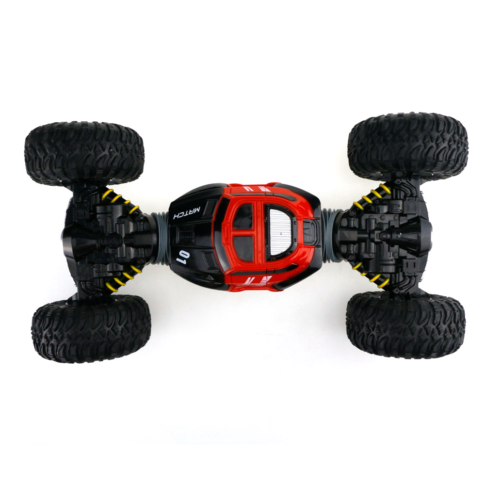 UD2169A 2.4GHz 1:8 4WD Brushed Double-sided Stunt Off-road RC Car RTR - Red