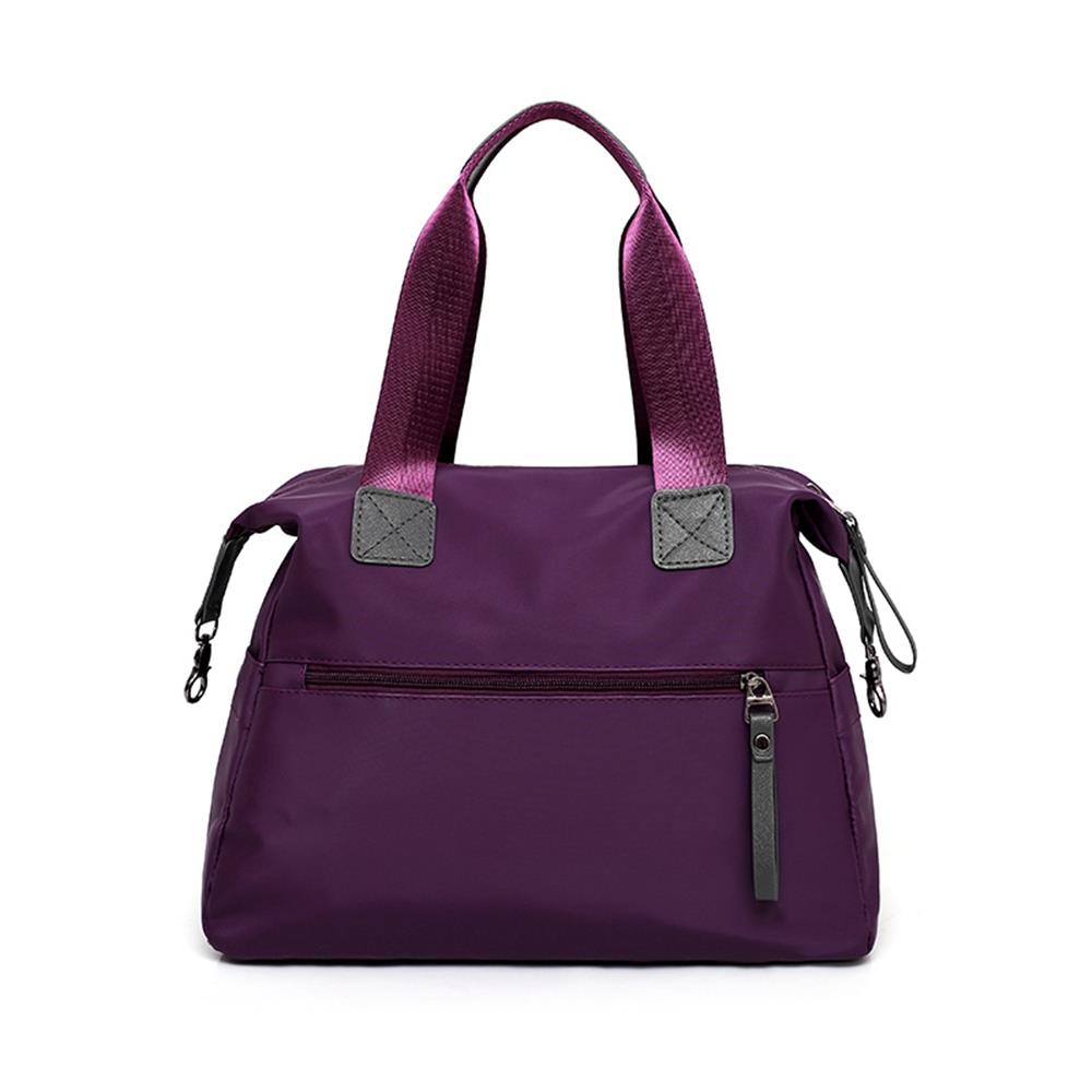 5pcs/Set Women Bags Large Capacity  PU Leather Shoulder Handbag  Backpack Bag Female Totes Purse-Purple