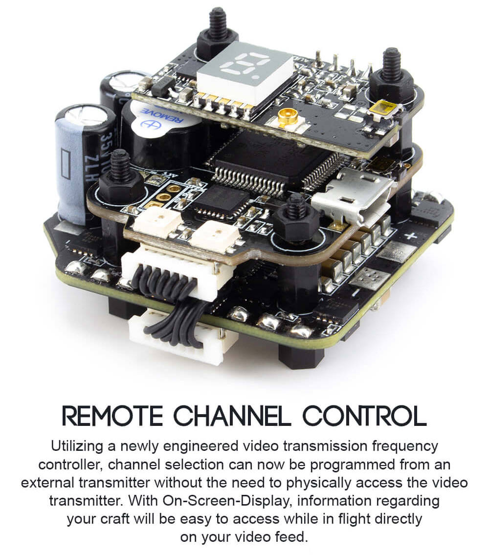 Emax Mini Magnum 2 F4 Flytower F4 Flight Controller OSD 5V/3A BEC 35A 2-6S BLHeli_32 4in1 ESC 5.8G 37CH VTX