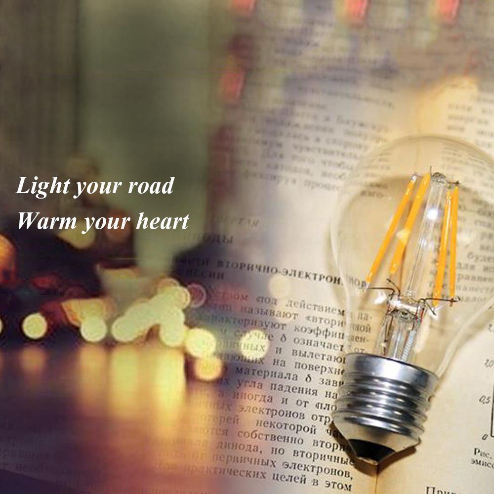 G45 4W E27 LED Light Bulb 2300K Warm Light Coffee Bar Restaurant Decoration Retro Design