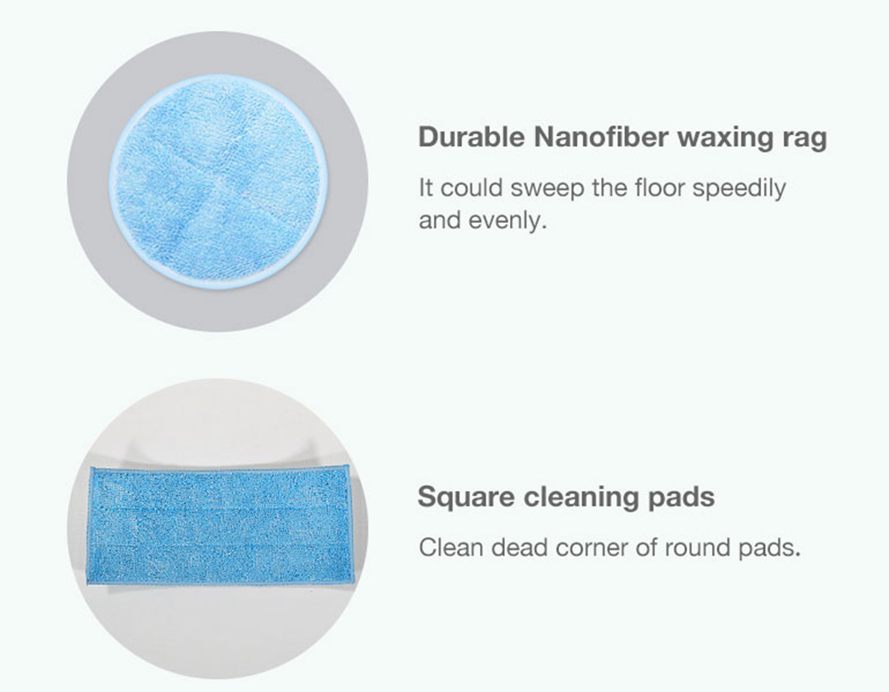 ENLif Cordless Smart Floor Cleaning Robot Wet and Dry Sweeping Robot- White