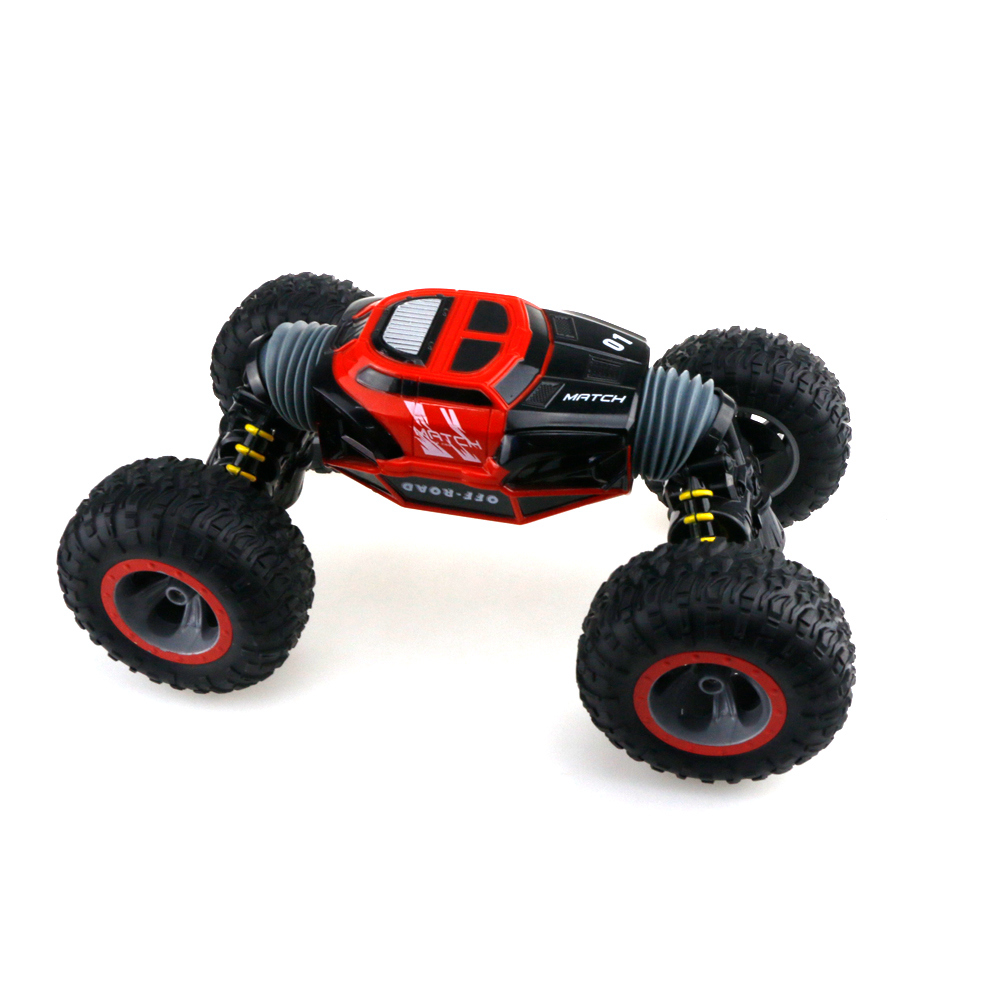 UD2169A 2.4GHz 1:8 4WD Brushed Double-sided Stunt Off-road RC Car RTR - Red
