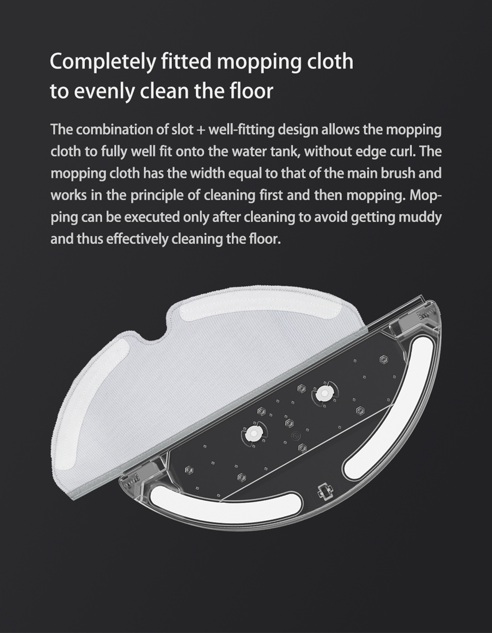 [HK Stock][International Version]Xiaomi Roborock Xiaowa E20 Vacuum Cleaner 2600mA Battery 1800Pa Suction 640ml Large Dust Box Autonomous Planning Edition Works With Amazon Alexa - White