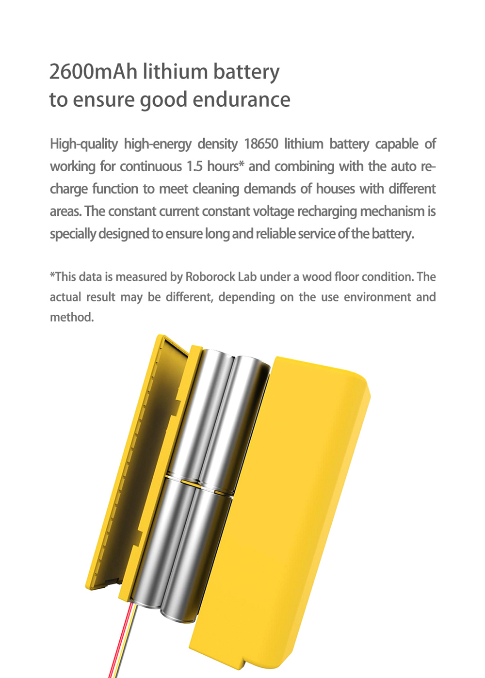 [HK Stock][International Version]Xiaomi Roborock Xiaowa E20 Vacuum Cleaner 2600mA Battery 1800Pa Suction 640ml Large Dust Box Autonomous Planning Edition Works With Amazon Alexa - White