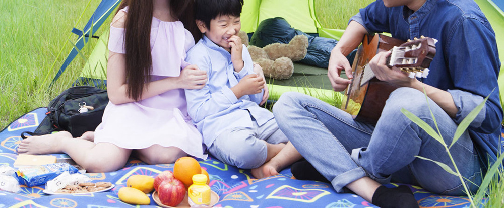 Xiaomi Zaofeng Outdoor Automatic Tent Multifunction Large Space UPF50+ Double Sunscreen Lift Up Easily - Blue + Green