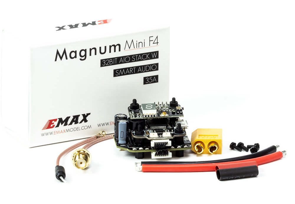 Emax Mini Magnum 2 F4 Flytower F4 Flight Controller OSD 5V/3A BEC 35A 2-6S BLHeli_32 4in1 ESC 5.8G 37CH VTX