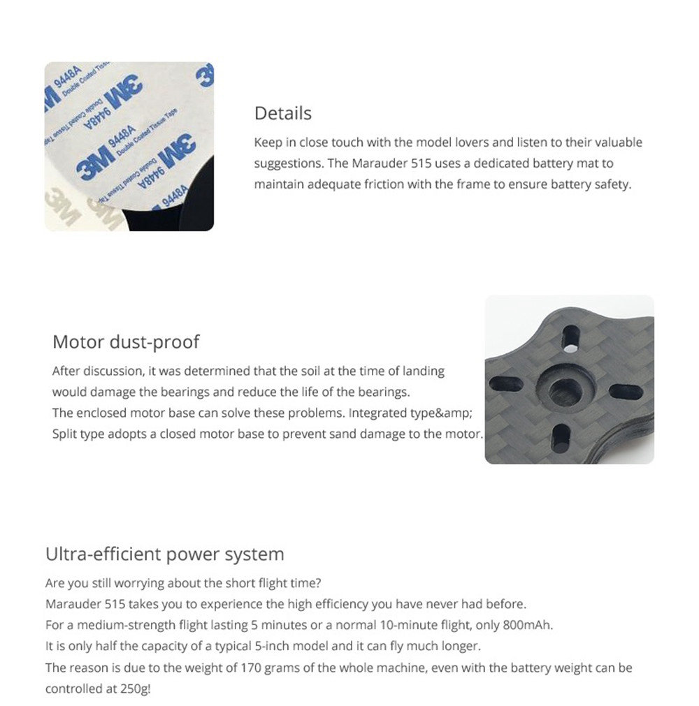 Diatone GT-M515 Normal X Brushless FPV Racing Drone F4M 8K FC OSD 5V BEC 25A 4S ESC with RunCam Camera PNP - Integrated