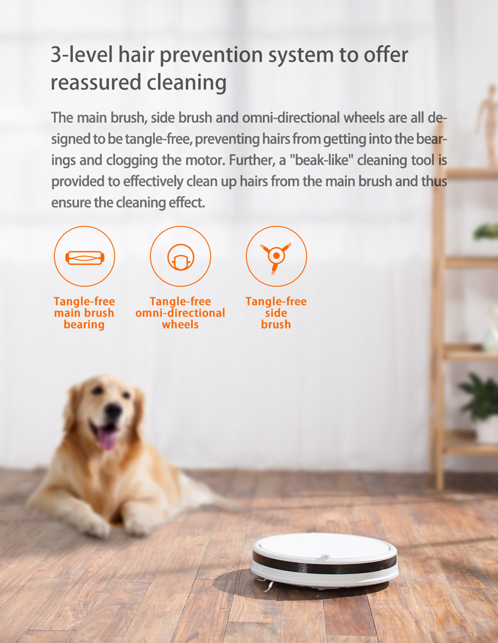[HK Stock][International Version]Xiaomi Roborock Xiaowa E20 Vacuum Cleaner 2600mA Battery 1800Pa Suction 640ml Large Dust Box Autonomous Planning Edition Works With Amazon Alexa - White