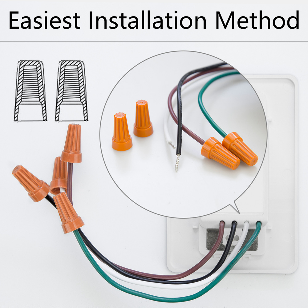 Geekbes MJ-S01 WiFi Smart Switch Remote Control and Scheduled on/off Works with Amazon Alexa and Google Assistant - White/US Plug