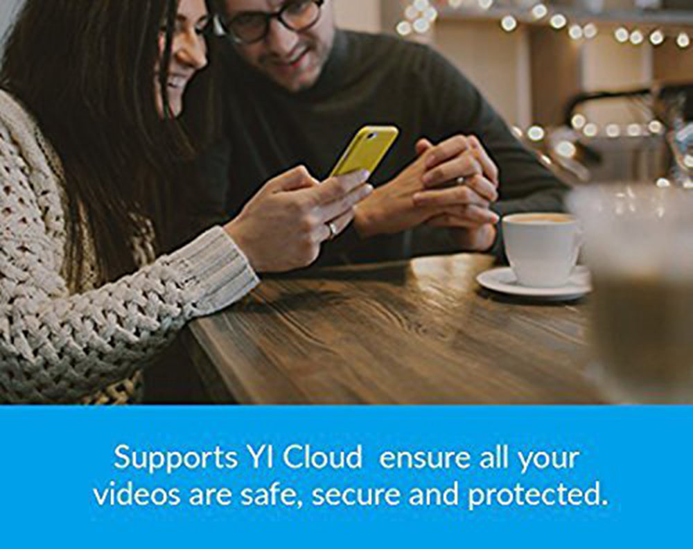 2 PCS YI Home Camera HD 1080p Xiaoyi Smart WiFi IP Camera Night Vision/ Motion Detection/ Video Monitor IP/ Network Surveillance/ Home security - White