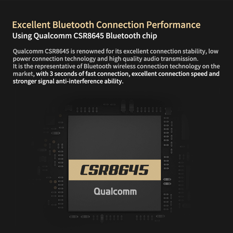 Original KZ Bluetooth Module Upgrade Cord for ZS3/ZS4/ZS5/ZS6/ZSA - Black Straight Plug