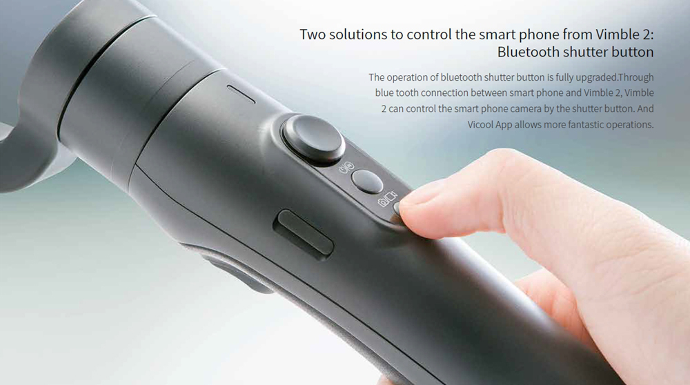 Feiyu Tech Vimble 2 3-Axis Brushless Handheld Gimbal Stabilizer for Smartphone - Night Black