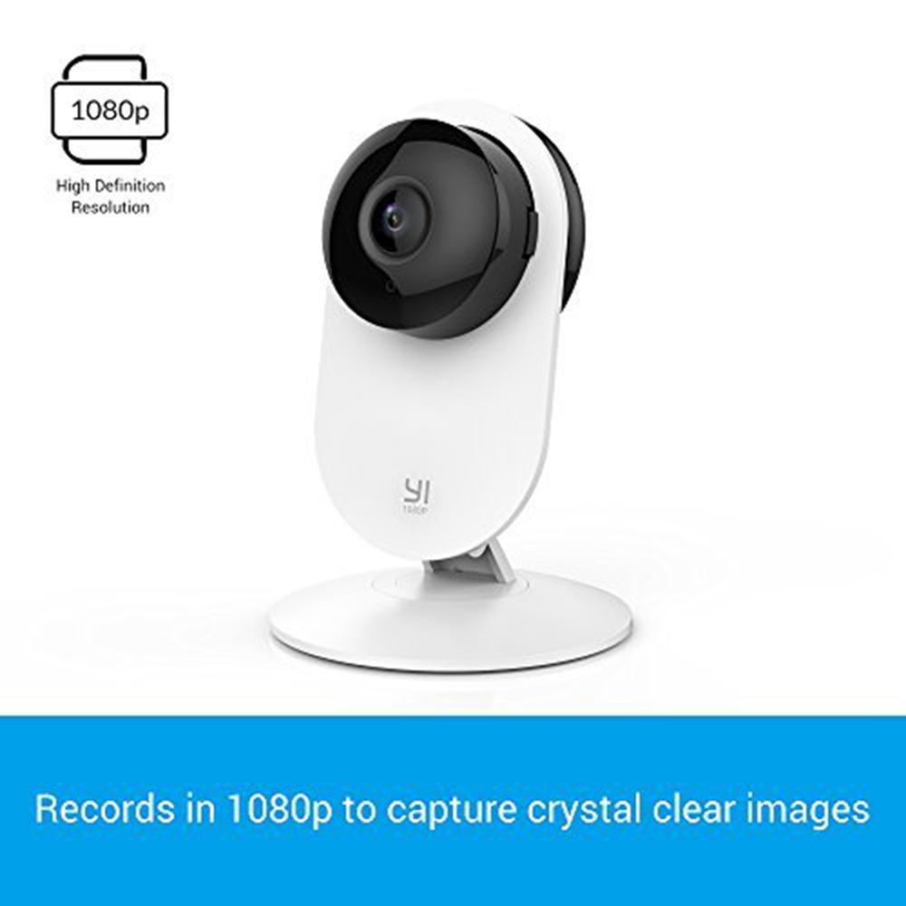 2 PCS YI Home Camera HD 1080p Smart WiFi IP Camera White