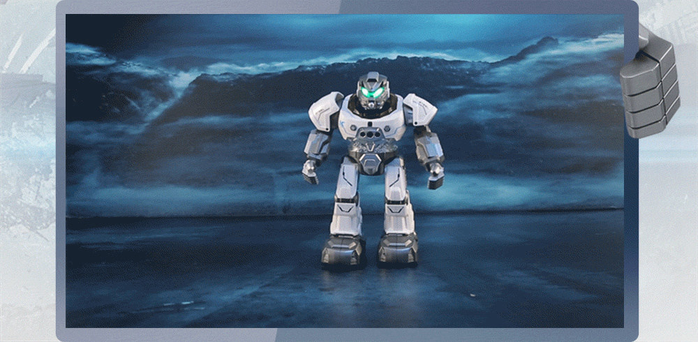 JJRC R5 CADY WILI RC Robot Programmable Dancing Smart Watch Follow Gesture Sensor Kids Toys - White