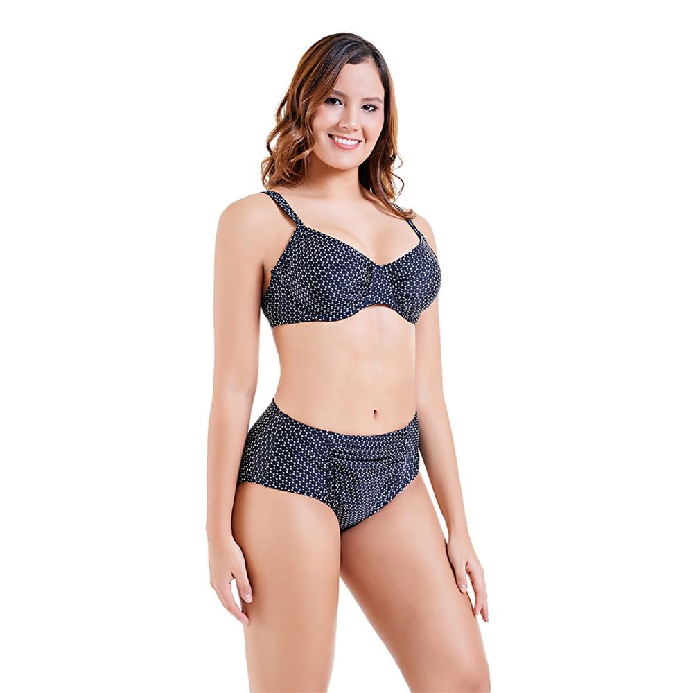 Women Sexy Fashion Comfortable Swimwear Big Size Swimsuit Plus XL - Black