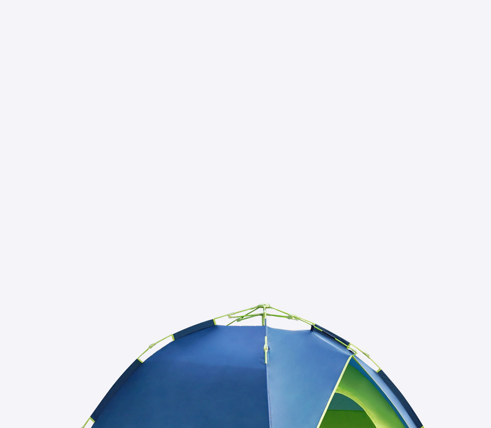 Xiaomi Zaofeng Outdoor Automatic Tent Multifunction Large Space UPF50+ Double Sunscreen Lift Up Easily - Blue + Green
