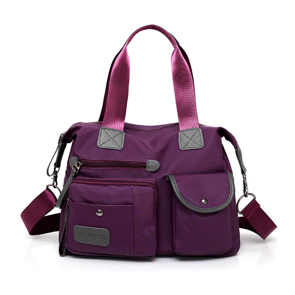 5pcs/Set Women Bags Large Capacity  PU Leather Shoulder Handbag  Backpack Bag Female Totes Purse-White