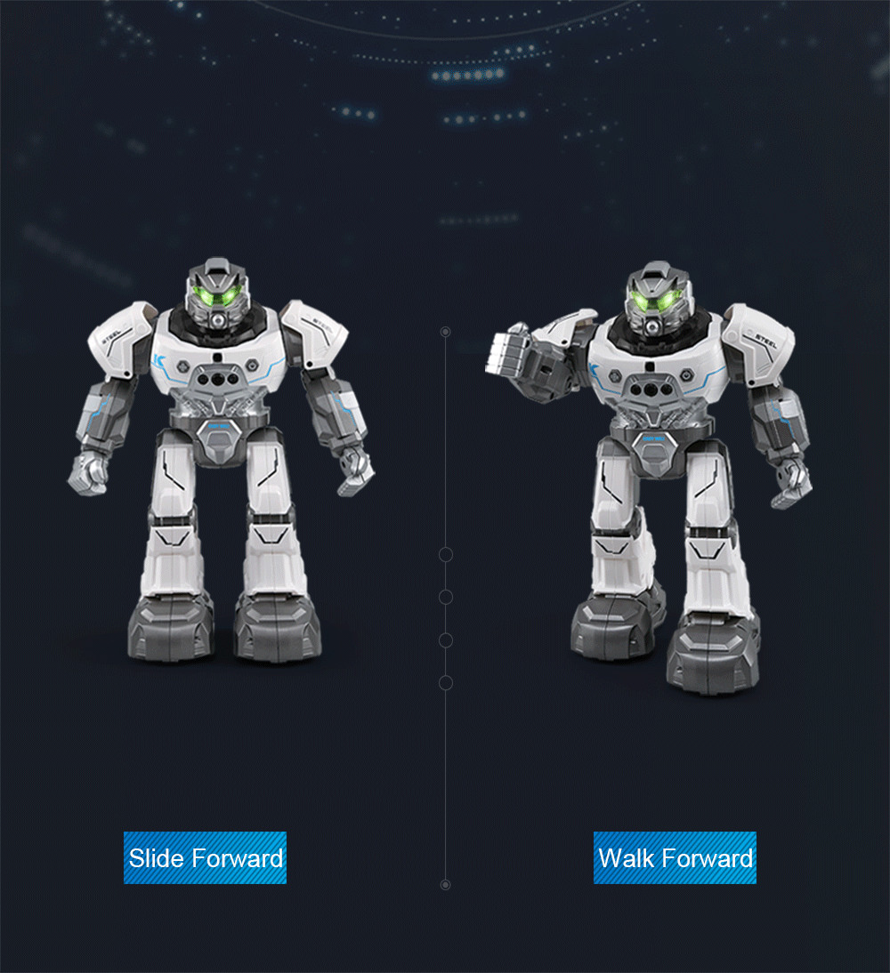 JJRC R5 CADY WILI RC Robot Programmable Dancing Smart Watch Follow Gesture Sensor Kids Toys - White