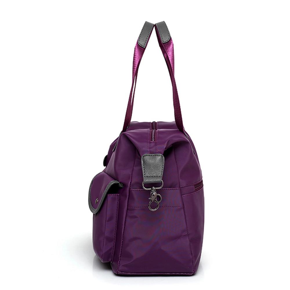 5pcs/Set Women Bags Large Capacity  PU Leather Shoulder Handbag  Backpack Bag Female Totes Purse-Purple