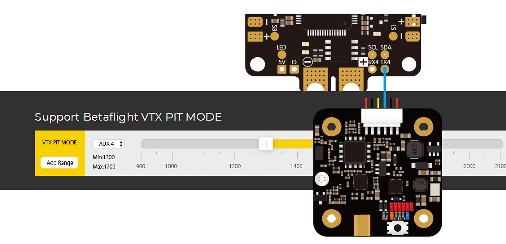 SpeedyBee TX500 5.8G 48CH 25/200/500mW Switchable Video Transmitter Built-in MIC for FPV Racing Drone