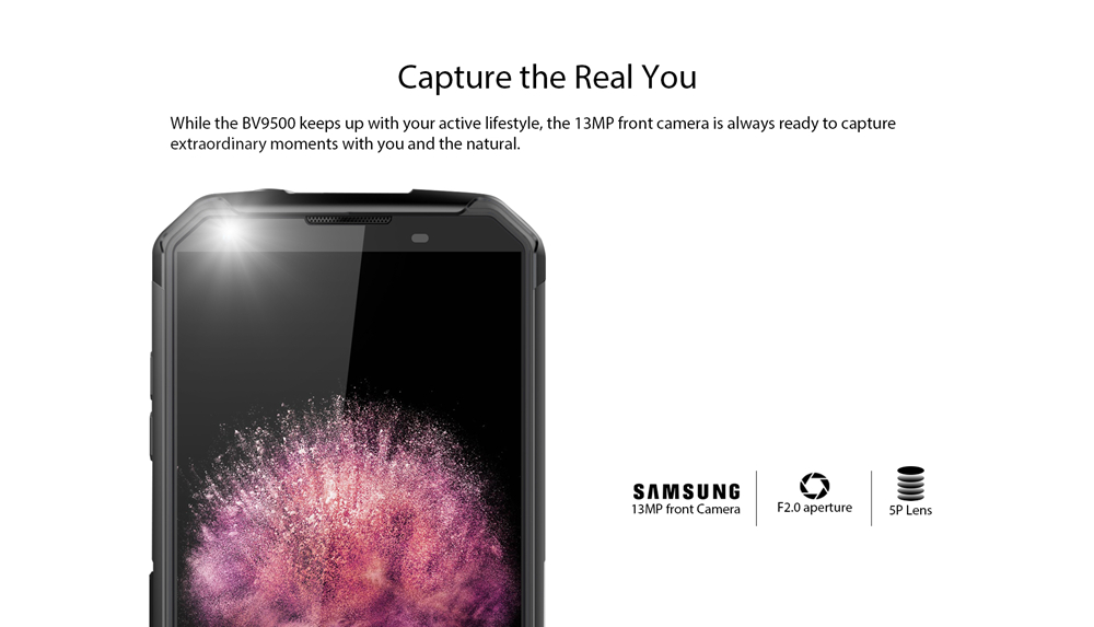 [HK Stock]Blackview BV9500 5.7 Inch 4G LTE Smartphone Helio P23 4GB 64GB Dual 16MP Rear Cameras Android 8.1 Water Resistant IP68 10000mAh Type-C Fast Charge NFC - Yellow