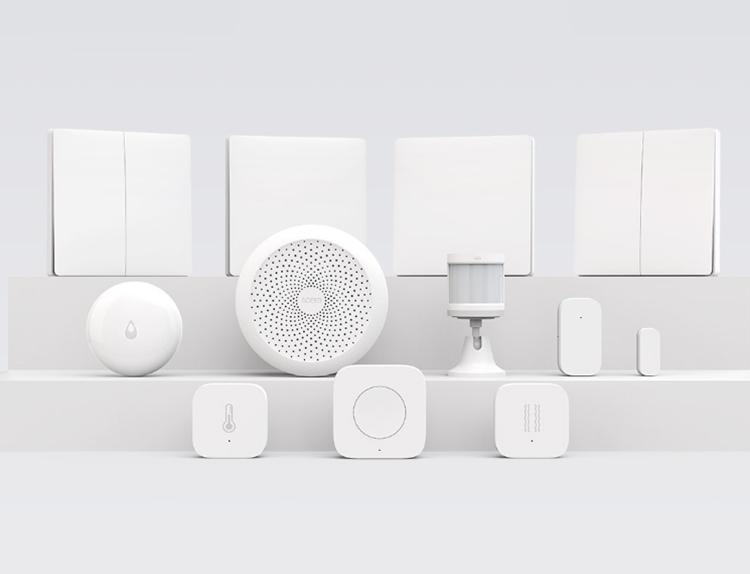 Xiaomi Aqara Vibration Detector Movement Detection Linkage Control Remote Push Adjustable Sensitivity - White