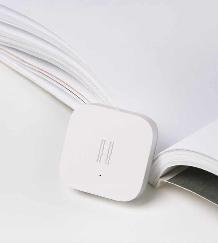 Xiaomi Aqara Vibration Detector Movement Detection Linkage Control Remote Push Adjustable Sensitivity - White