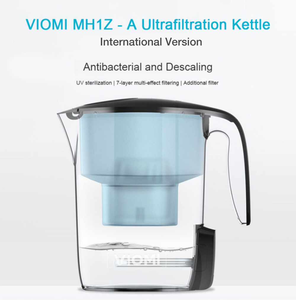 [International Version]Xiaomi Viomi MH1Z-A Filter Kettle 3.5L Ultrafiltration Kettle UV Sterilization - Black