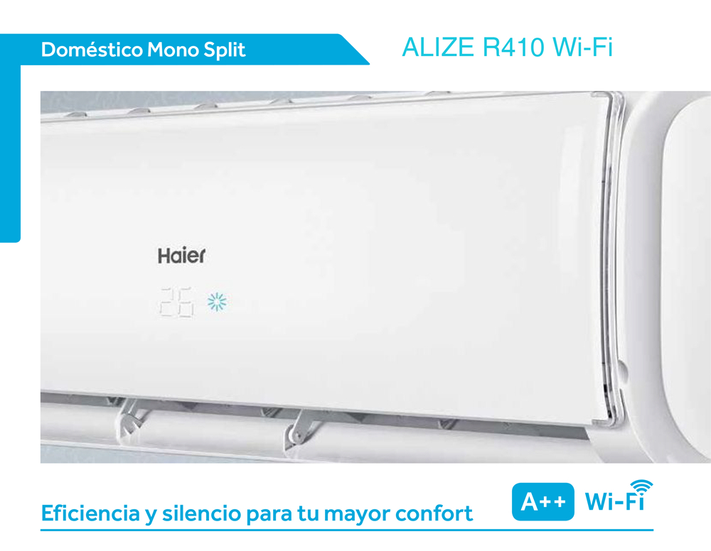 Haier ALIZE 3000iW WiFi Heating / Cooling Air Conditioner - White
