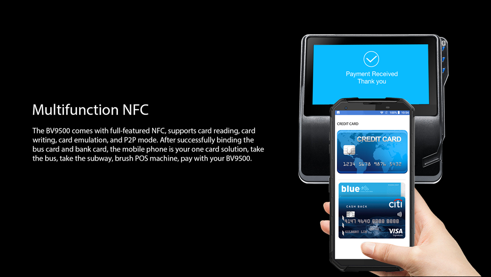 [HK Stock]Blackview BV9500 5.7 Inch 4G LTE Smartphone Helio P23 4GB 64GB Dual 16MP Rear Cameras Android 8.1 Water Resistant IP68 10000mAh Type-C Fast Charge NFC - Yellow