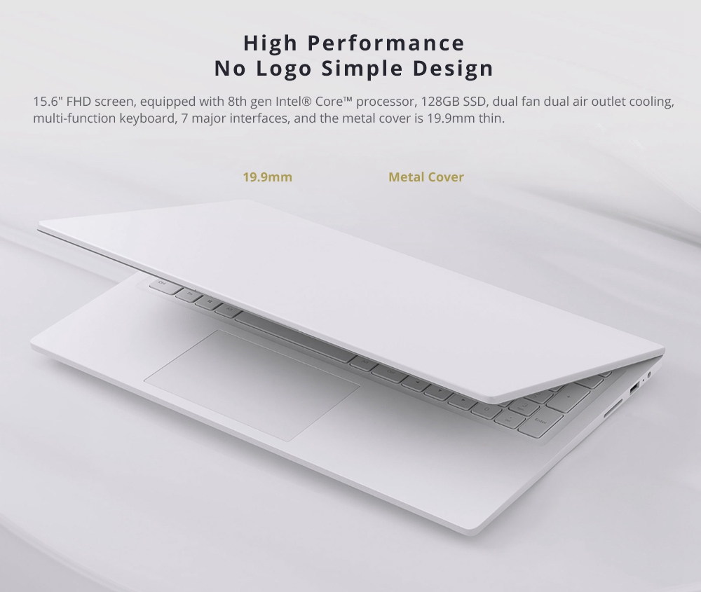 Xiaomi Mi Notebook Intel Core i5-8250U Quad-Core 15.6" FHD Screen 1920*1080 GeForce® MX110 2GB DDR5 4GB DDR4 128GB SSD 1TB HDD - Dark Grey