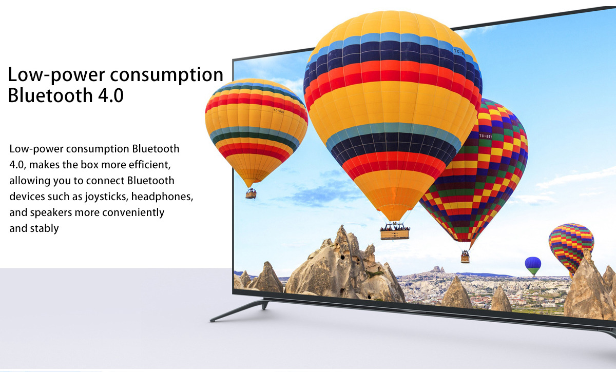 SCISHION AI ONE RK3328 Android 8.1 KODI 17.6 4GB/32GB 4K TV Box with LED Display WIFI Bluetooth LAN USB3.0