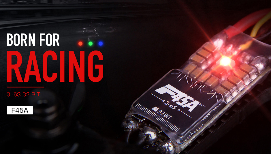 T-Motor F45A V2 45A 3-6S BLHeli_32 Dshot1200 ESC for FPV Racing Drone