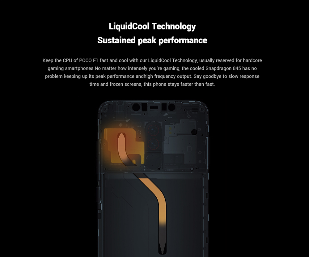 [HK Stock][Official Global Version]Xiaomi Poco F1 6.18 Inch 4G LTE Smartphone Snapdragon 845 6GB 64GB 12.0MP+5.0MP Dual Rear Cameras MIUI IR Face Unlock Type-C Fast Charge - Graphite Black