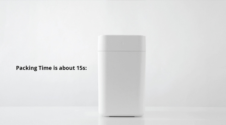 Xiaomi Townew Smart Trash Can Automatic Sealing Changing Bags Induction Cover One Key Control - White