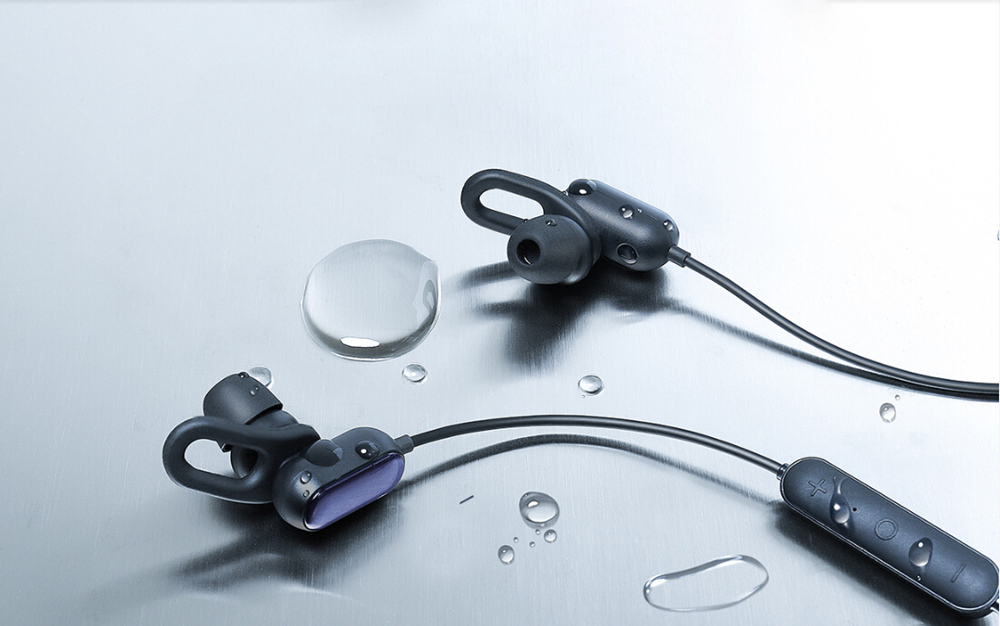 Xiaomi Wireless Bluetooth 4.1 Music Sport Earbuds Youth Version Anti-Shedding IPX4 Waterproof - Black