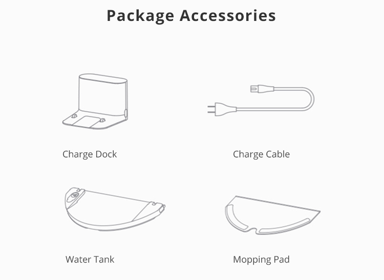 Xiaomi Mijia Roborock Vacuum Cleaner 2 Automatic Area Cleaning 2000Pa Suction 2 in 1 Sweeping Mopping Function LDS Path Planning 5200mAh Battery MI Vacuum Cleaner Upgraded Version - Black