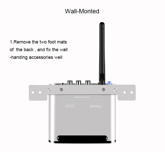 Measy AV550 5.8GHZ Wireless Audio/Video Sender Transmitter and Receiver 1630FT