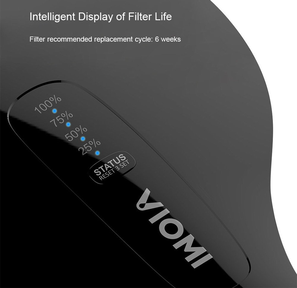 [International Version]Xiaomi Viomi MH1Z-A Filter Kettle 3.5L Ultrafiltration Kettle UV Sterilization - Black