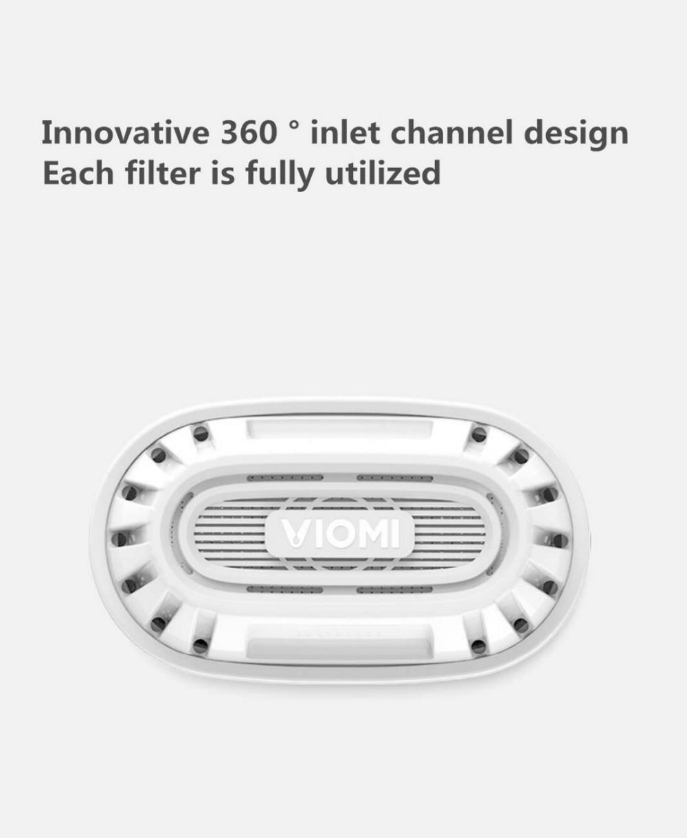 [International Version]3PCS Xiaomi Viomi Filter Element Carbon Exchange Resin Filters for Xiaomi Viomi Water Filter Kettle - White