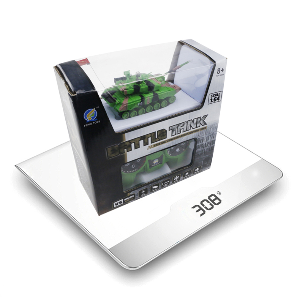 9816A 1:64 Rotating Turret Infrared Battle RC Tank RTR - Green