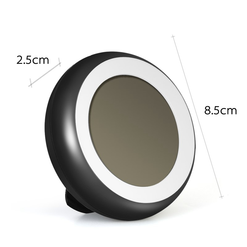 Electronic Temperature and Humidity Count Display Thermometer with Clock Alarm Function - Black