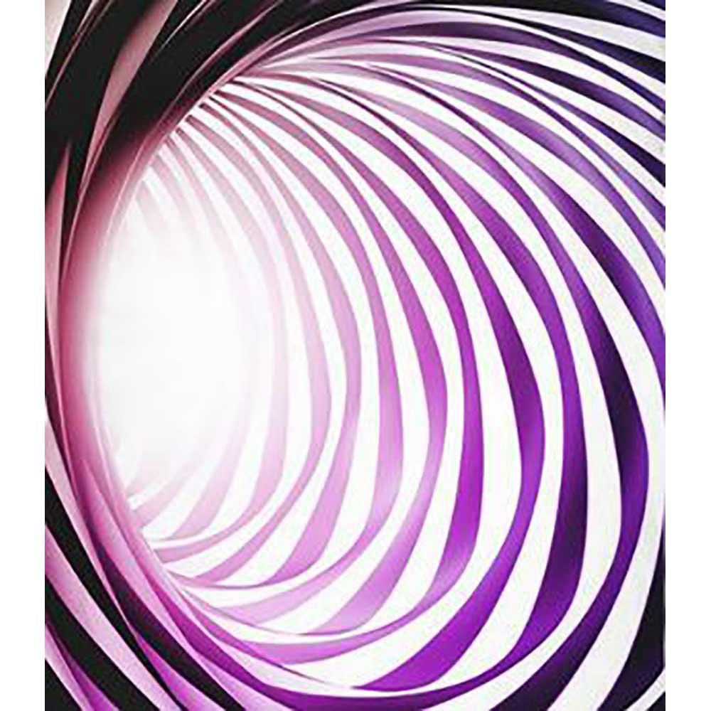 3D Digital Printed Space Colorful Swirl Pattern Men's Summer Unisex Short Sleeve T-shirt Size 2XL - Multi Color