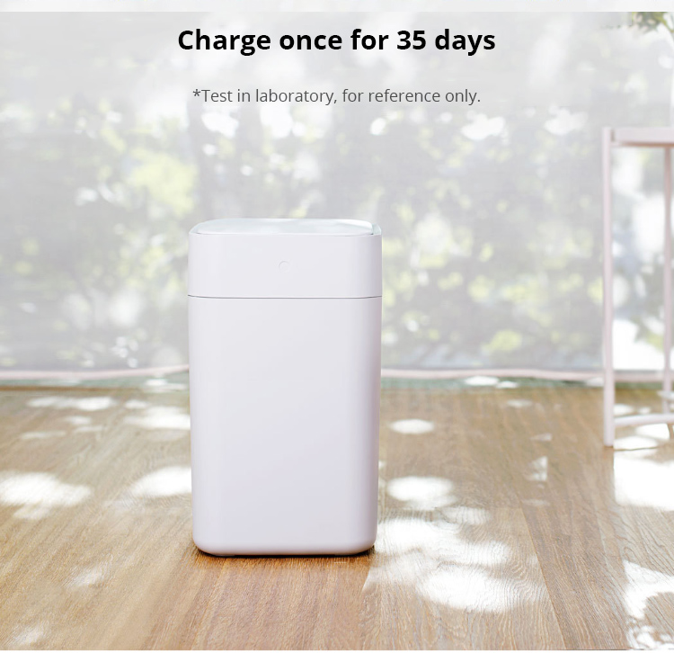 Xiaomi Townew Smart Trash Can Automatic Sealing Changing Bags Induction Cover One Key Control - White